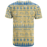 Merry Christmas Scotland T Shirt Xmas Travel Map - Wonder Print Shop