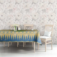 Merry Christmas Scotland Tablecloth Xmas Travel Map - Wonder Print Shop