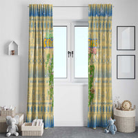 Merry Christmas Scotland Window Curtain Xmas Travel Map - Wonder Print Shop