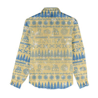 Merry Christmas Scotland Women Casual Shirt Xmas Travel Map - Wonder Print Shop