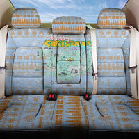 Merry Christmas Iceland Back Car Seat Cover Xmas Travel Map - Wonder Print Shop