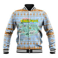 Merry Christmas Iceland Baseball Jacket Xmas Travel Map - Wonder Print Shop