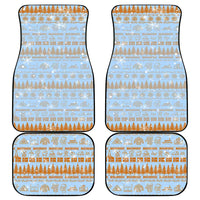 Merry Christmas Iceland Car Mats Xmas Travel Map - Wonder Print Shop