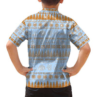 Merry Christmas Iceland Family Matching Puletasi and Hawaiian Shirt Xmas Travel Map - Wonder Print Shop