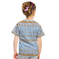 Merry Christmas Iceland Kid T Shirt Xmas Travel Map - Wonder Print Shop