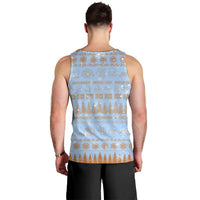 Merry Christmas Iceland Men Tank Top Xmas Travel Map - Wonder Print Shop