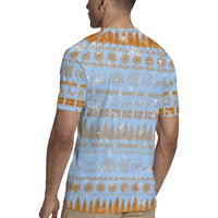 Merry Christmas Iceland Rugby Jersey Xmas Travel Map - Wonder Print Shop