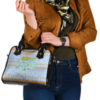 Merry Christmas Iceland Shoulder Handbag Xmas Travel Map - Wonder Print Shop