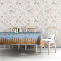 Merry Christmas Iceland Tablecloth Xmas Travel Map - Wonder Print Shop