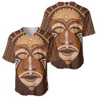 African Women Baseball Jersey Tribal Ethnic Mask - Wonder Print Shop