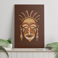 African Women Canvas Wall Art Tribal Ethnic Mask - Wonder Print Shop