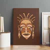 African Women Canvas Wall Art Tribal Ethnic Mask - Wonder Print Shop