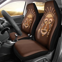African Women Car Seat Cover Tribal Ethnic Mask - Wonder Print Shop