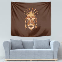 African Women Tapestry Tribal Ethnic Mask - Wonder Print Shop