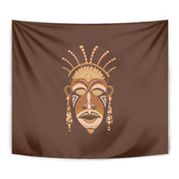 African Women Tapestry Tribal Ethnic Mask - Wonder Print Shop