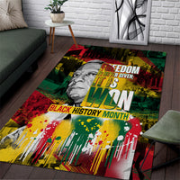 Freedom Is Never Given It Is Won Area Rug Asa Philip Randolph - Wonder Print Shop