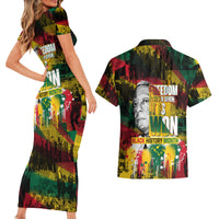 Freedom Is Never Given It Is Won Couples Matching Short Sleeve Bodycon Dress and Hawaiian Shirt Asa Philip Randolph - Wonder Print Shop