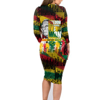 Freedom Is Never Given It Is Won Family Matching Long Sleeve Bodycon Dress and Hawaiian Shirt Asa Philip Randolph - Wonder Print Shop