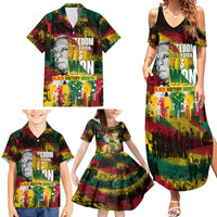 Freedom Is Never Given It Is Won Family Matching Summer Maxi Dress and Hawaiian Shirt Asa Philip Randolph - Wonder Print Shop