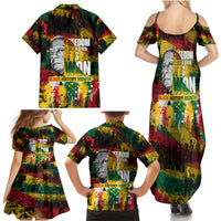 Freedom Is Never Given It Is Won Family Matching Summer Maxi Dress and Hawaiian Shirt Asa Philip Randolph - Wonder Print Shop