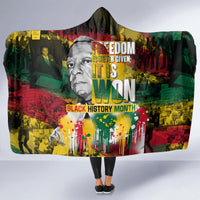 Freedom Is Never Given It Is Won Hooded Blanket Asa Philip Randolph