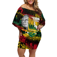 Freedom Is Never Given It Is Won Off Shoulder Short Dress Asa Philip Randolph - Wonder Print Shop