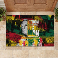 Freedom Is Never Given It Is Won Rubber Doormat Asa Philip Randolph - Wonder Print Shop