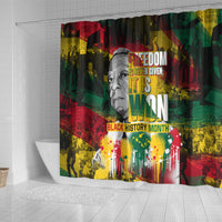 Freedom Is Never Given It Is Won Shower Curtain Asa Philip Randolph