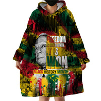 Freedom Is Never Given It Is Won Wearable Blanket Hoodie Asa Philip Randolph - Wonder Print Shop
