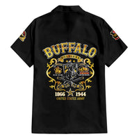 Buffalo Soldiers 1866-1944 Family Matching Summer Maxi Dress and Hawaiian Shirt American Legend