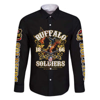 Buffalo Soldiers 1866-1944 Family Matching Summer Maxi Dress and Hawaiian Shirt American Legend