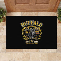 Buffalo Soldiers 1866-1944 Rubber Doormat American Legend