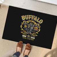 Buffalo Soldiers 1866-1944 Rubber Doormat American Legend