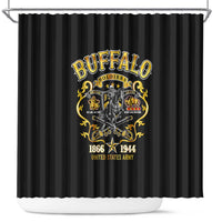 Buffalo Soldiers 1866-1944 Shower Curtain American Legend