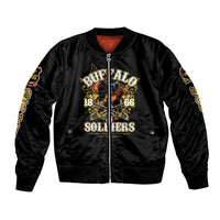 Buffalo Soldiers 1866-1944 Sleeve Zip Bomber Jacket American Legend