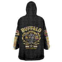 Buffalo Soldiers 1866-1944 Wearable Blanket Hoodie American Legend