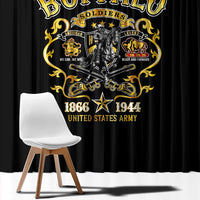 Buffalo Soldiers 1866-1944 Window Curtain American Legend