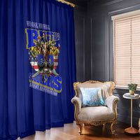 We Can We Will Buffalo Soldiers Window Curtain Ready and Forward