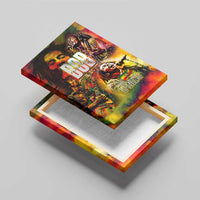 The Legend of Reggae Canvas Wall Art Bob One Love Colorful Art