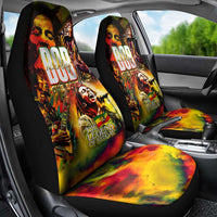 The Legend of Reggae Car Seat Cover Bob One Love Colorful Art