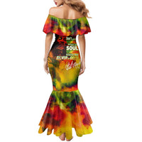 The Legend of Reggae Family Matching Mermaid Dress and Hawaiian Shirt Bob One Love Colorful Art