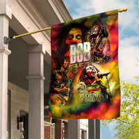 The Legend of Reggae Garden Flag Bob One Love Colorful Art