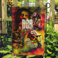 The Legend of Reggae Garden Flag Bob One Love Colorful Art