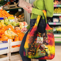 The Legend of Reggae Grocery Bag Bob One Love Colorful Art