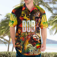 The Legend of Reggae Hawaiian Shirt Bob One Love Colorful Art