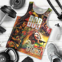 The Legend of Reggae Men Tank Top Bob One Love Colorful Art
