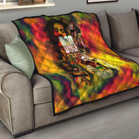 The Legend of Reggae Quilt Bob One Love Colorful Art