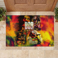 The Legend of Reggae Rubber Doormat Bob One Love Colorful Art