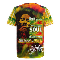 The Legend of Reggae Rugby Jersey Bob One Love Colorful Art