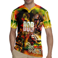 The Legend of Reggae Rugby Jersey Bob One Love Colorful Art